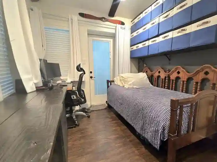 Private suite, patio, & entrance