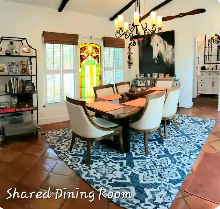 Private Suite, entrance and patio.