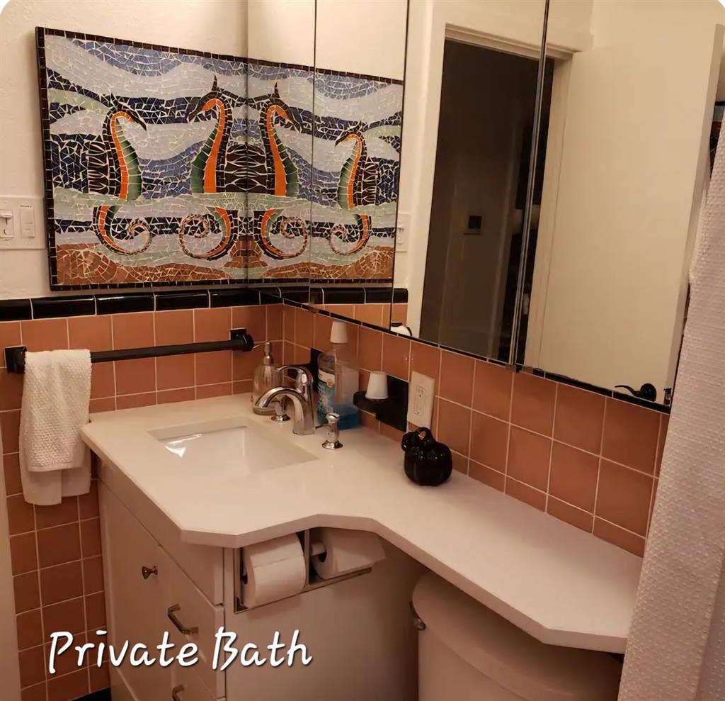 Private Suite, entrance and patio.