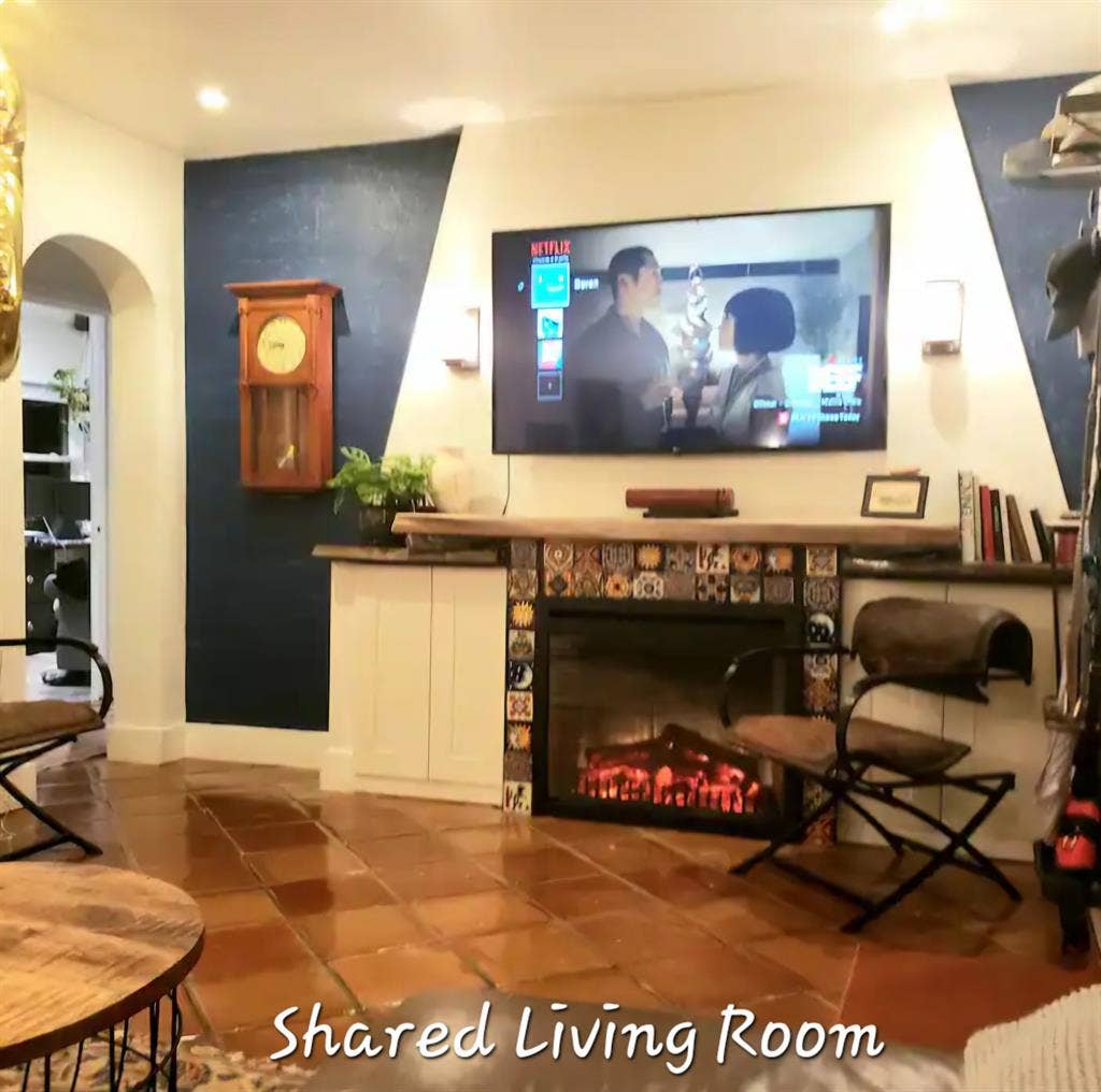 Private Suite, entrance and patio.