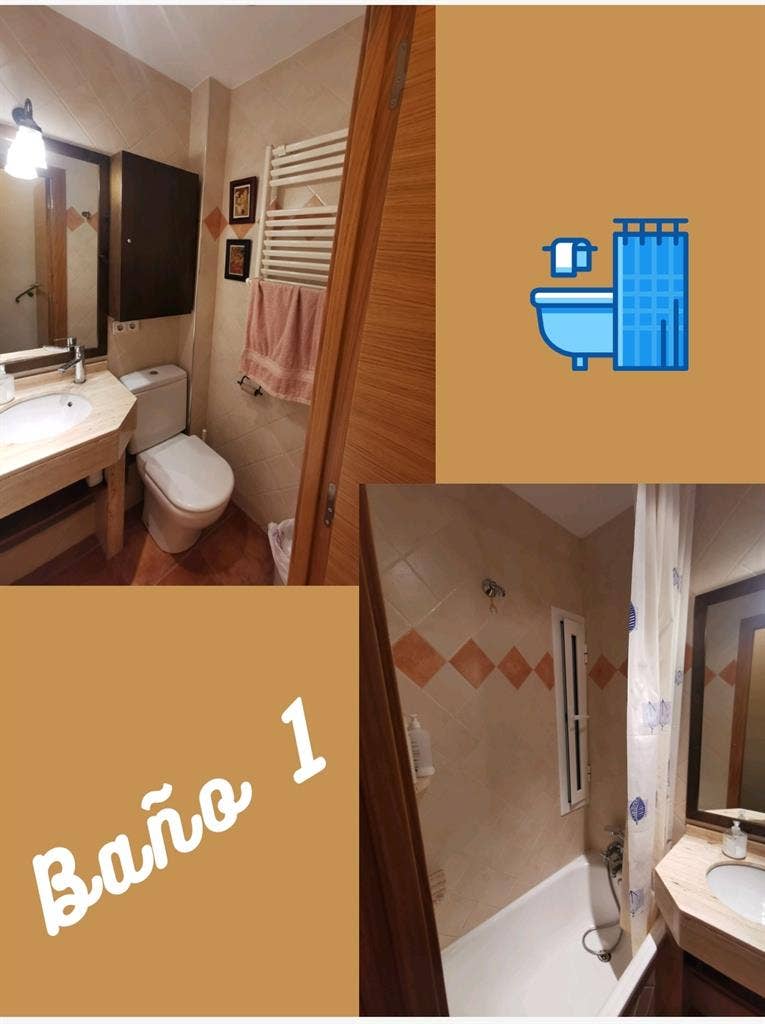 Habitacion con cama doble