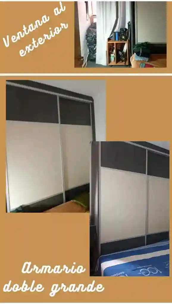 Habitacion con cama doble