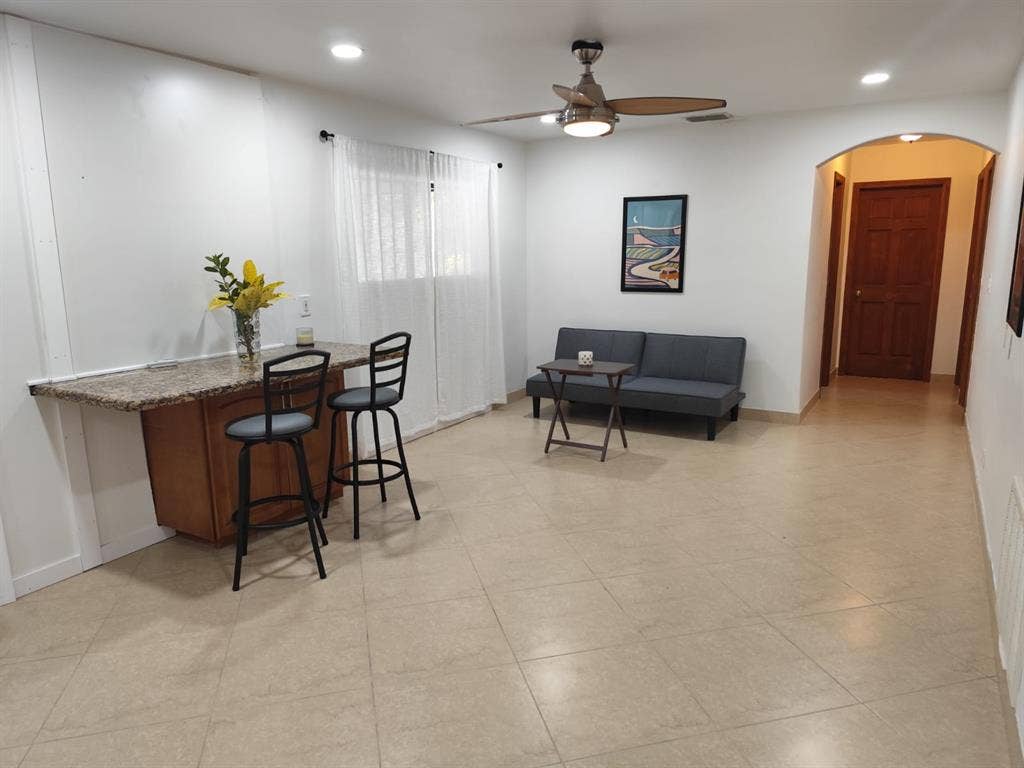 Spacious, furnished room in a home
