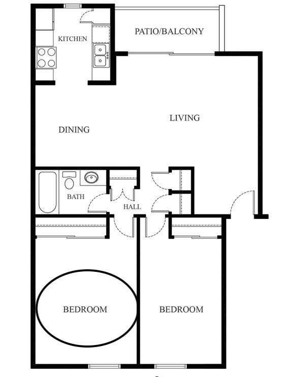 Bedroom Available September 20