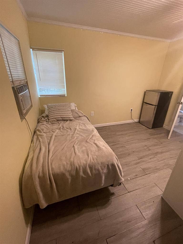 Bedroom with private entrance