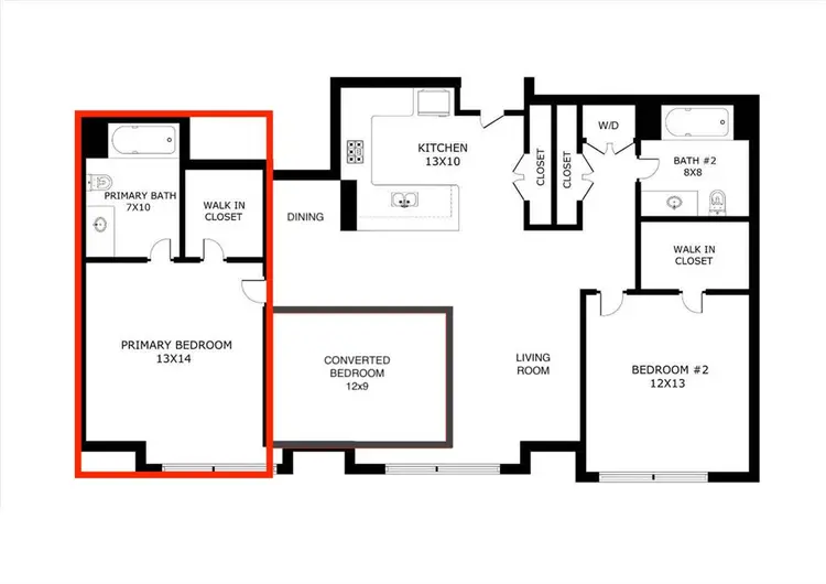 Nr SF Caltrain - Master Bed & Bath