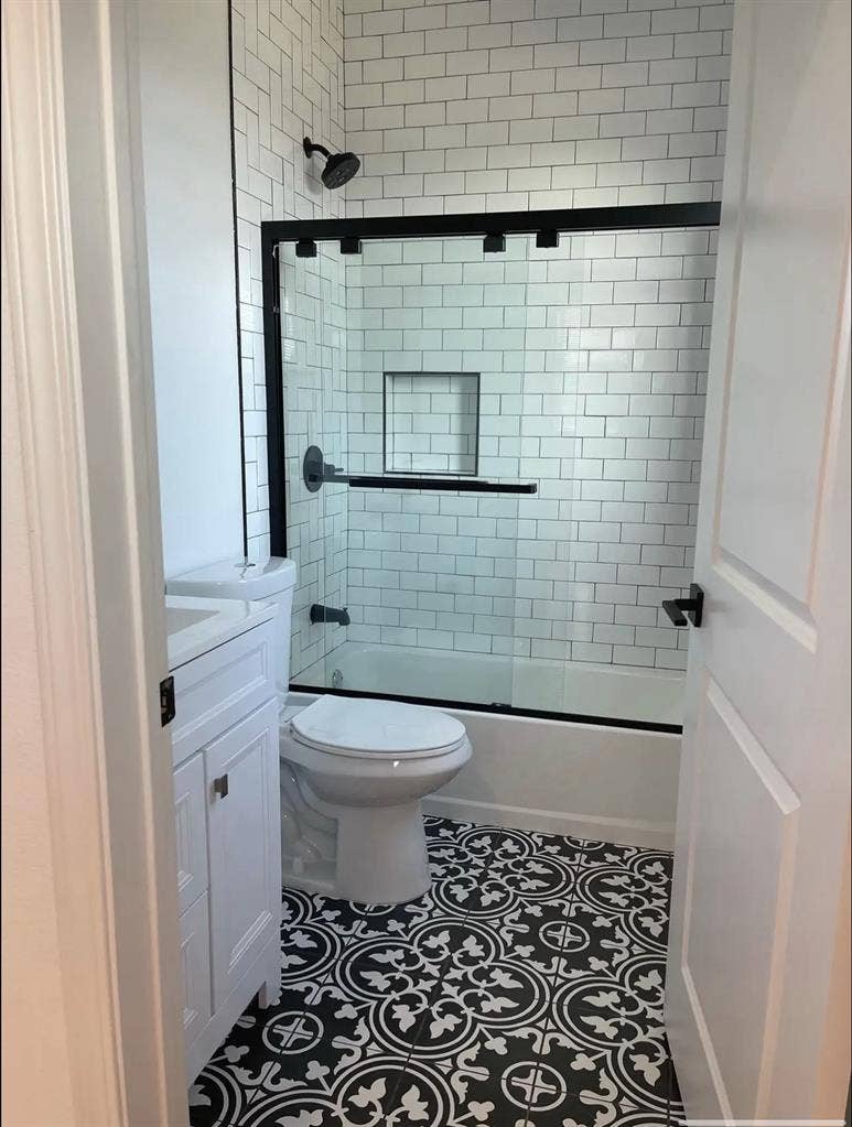 Master bedroom, private bathroom