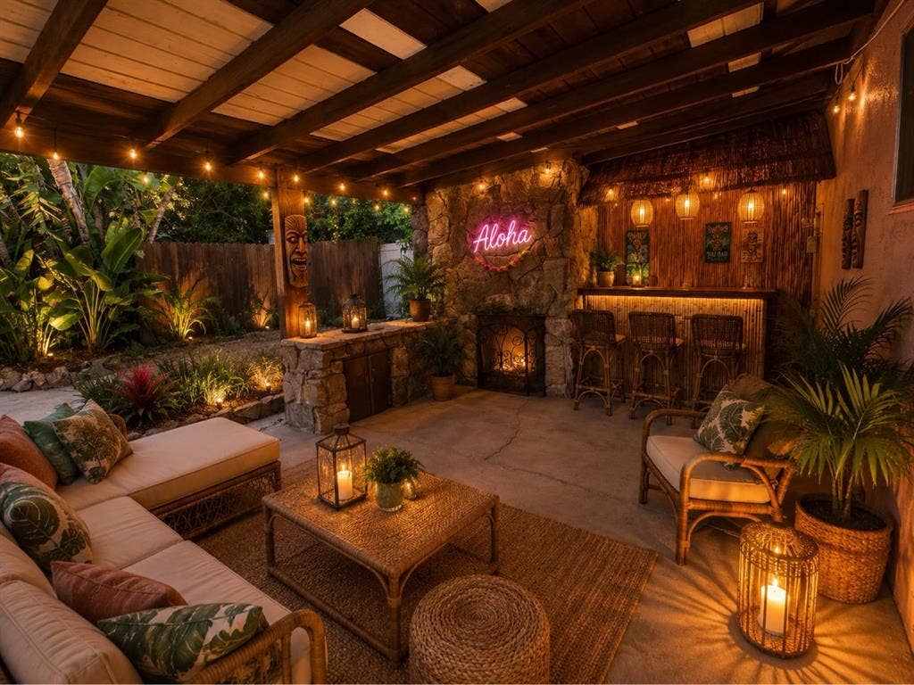 Home with apool Hawaii vibes retret
