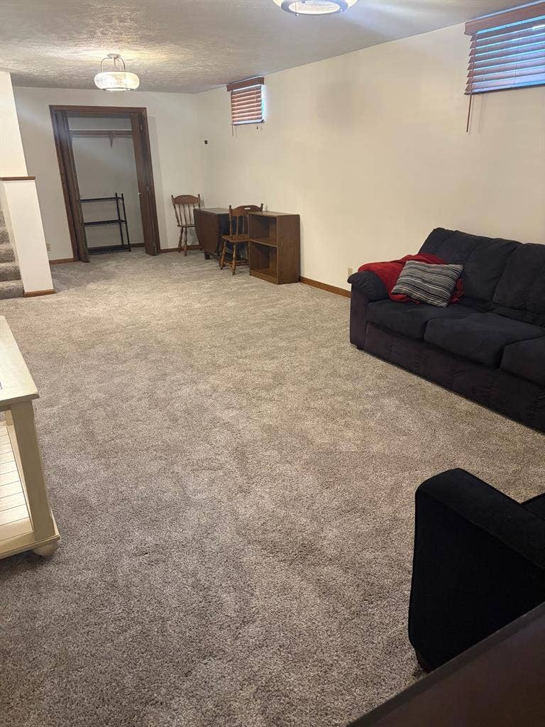 Private basement, bedroom, bathroom