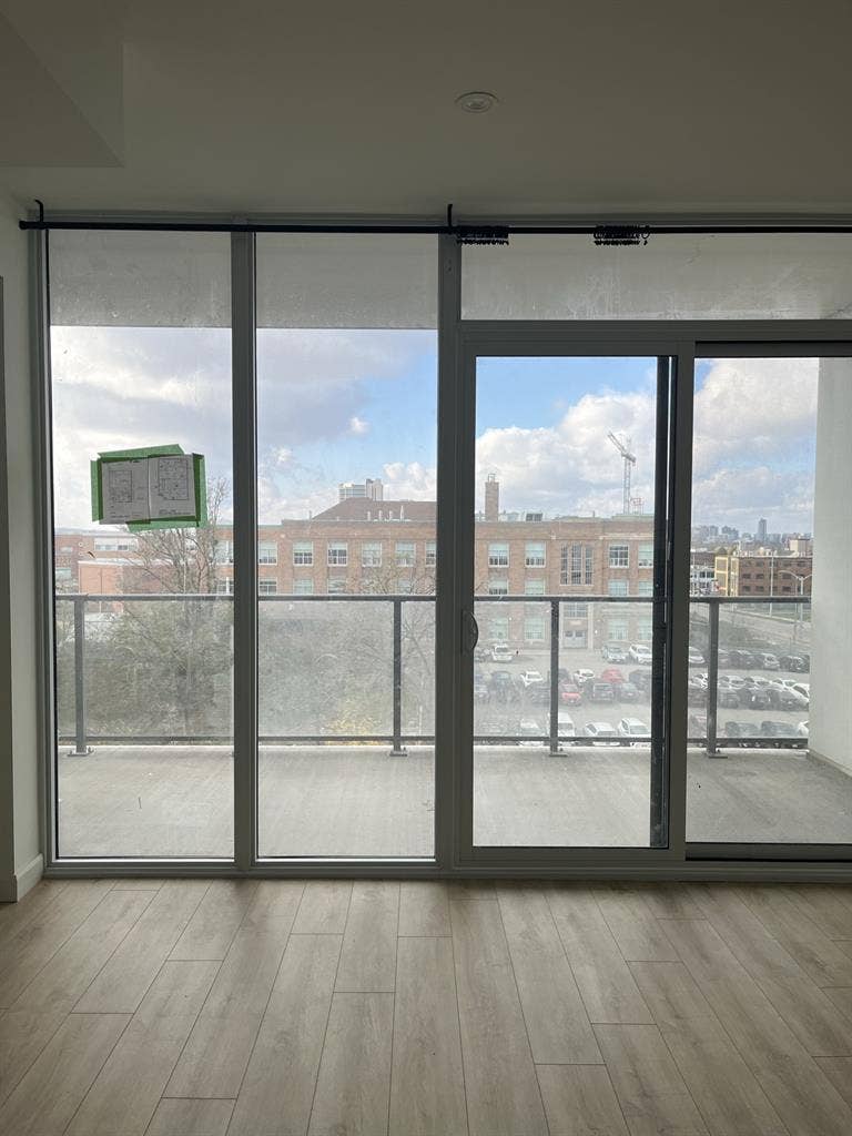 A spacious studio apartment