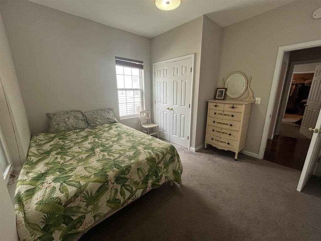 First floor bedroom with a bathroom
