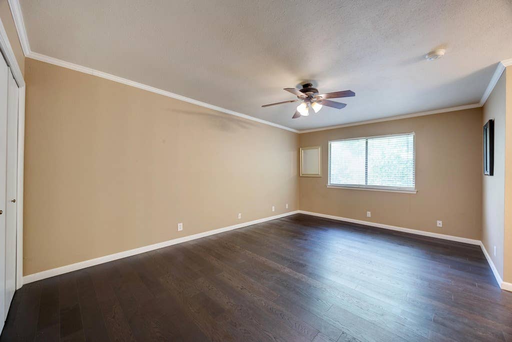 Regular and master rooms in a house