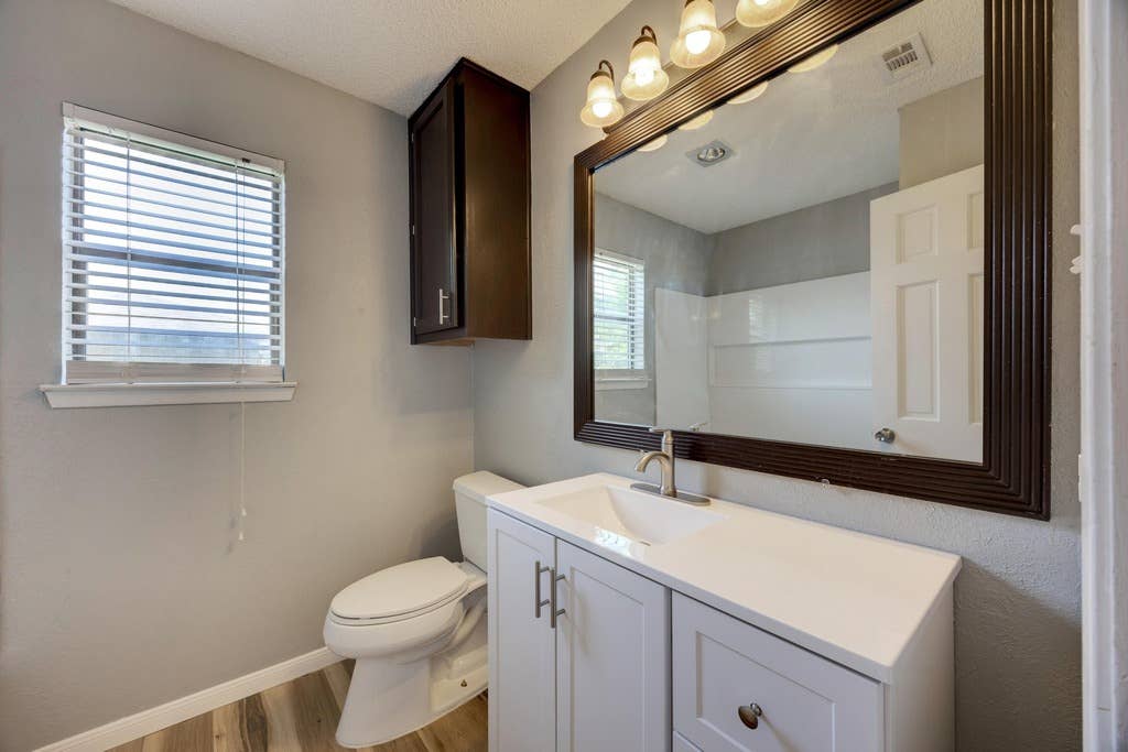 Regular and master rooms in a house