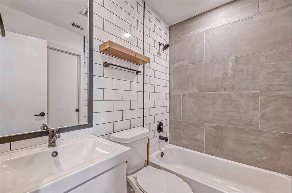 Room, private bathroom, and study