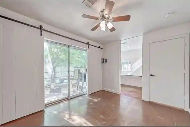 Room, private bathroom, and study