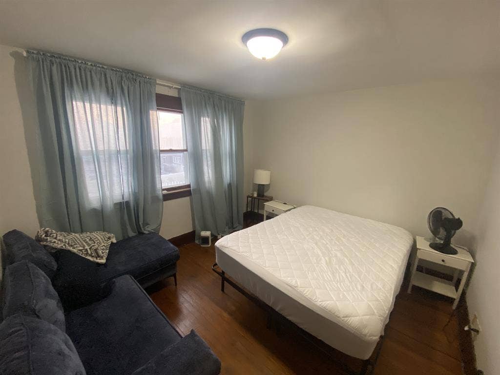 Large furnished bedroom