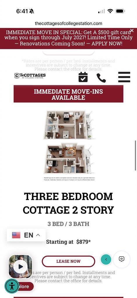 URGENT SUBLEASE