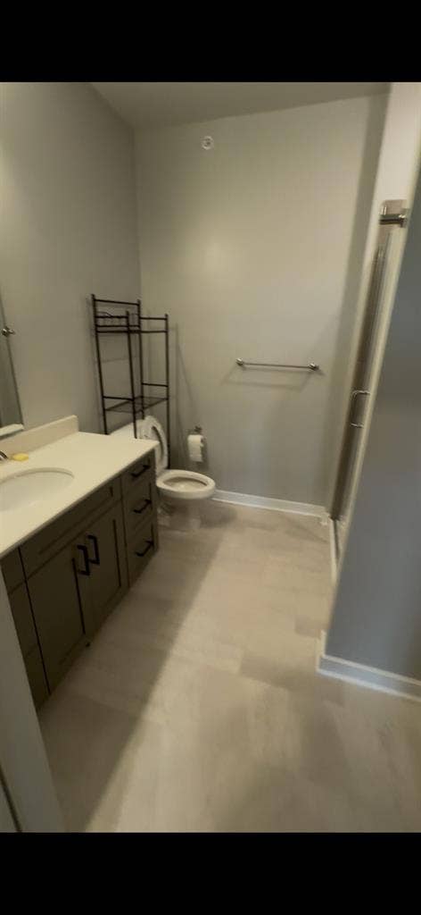 bedroom and private bathroom