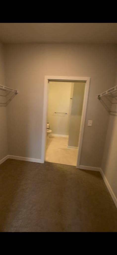 bedroom and private bathroom