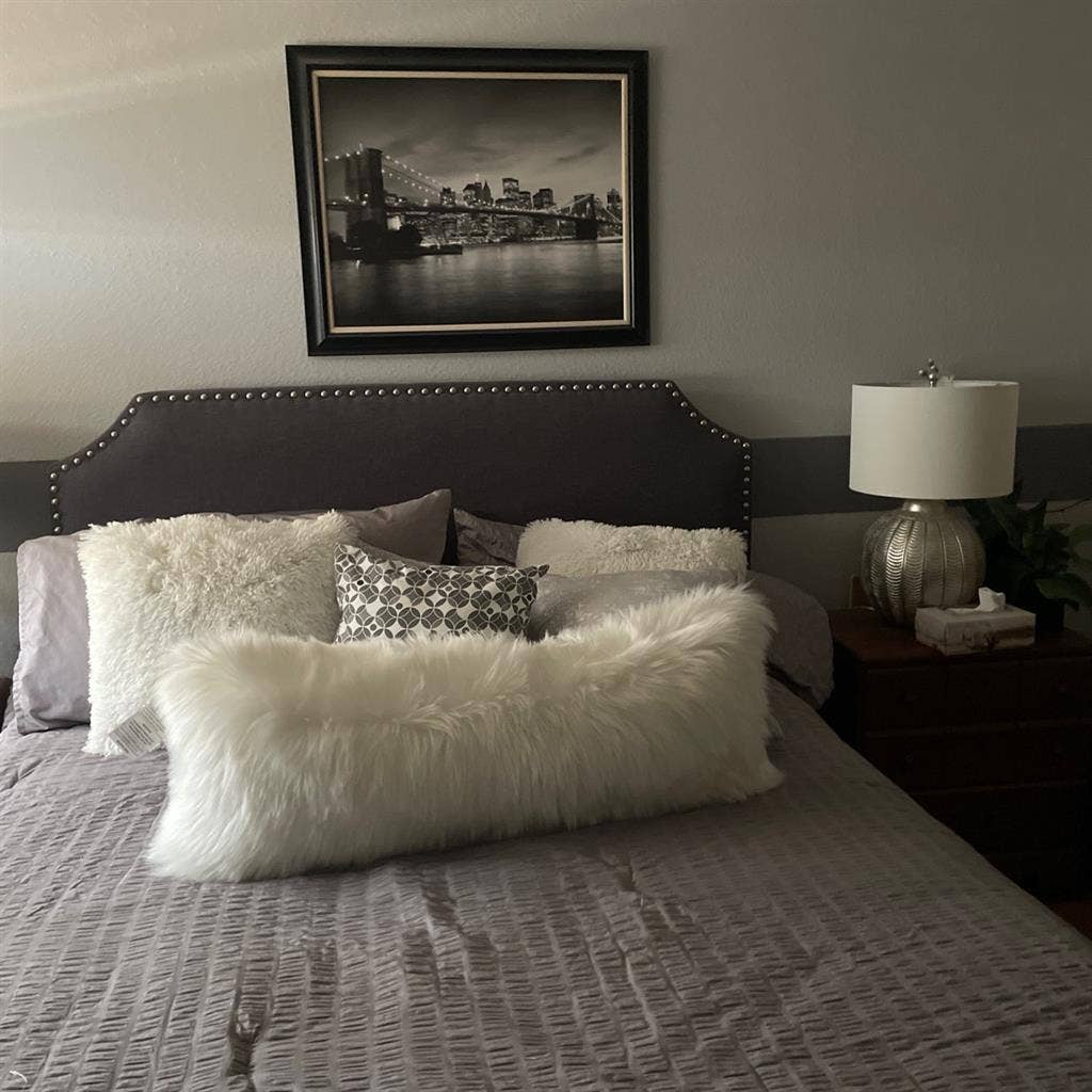 One furnished bedroom, tv, no pets