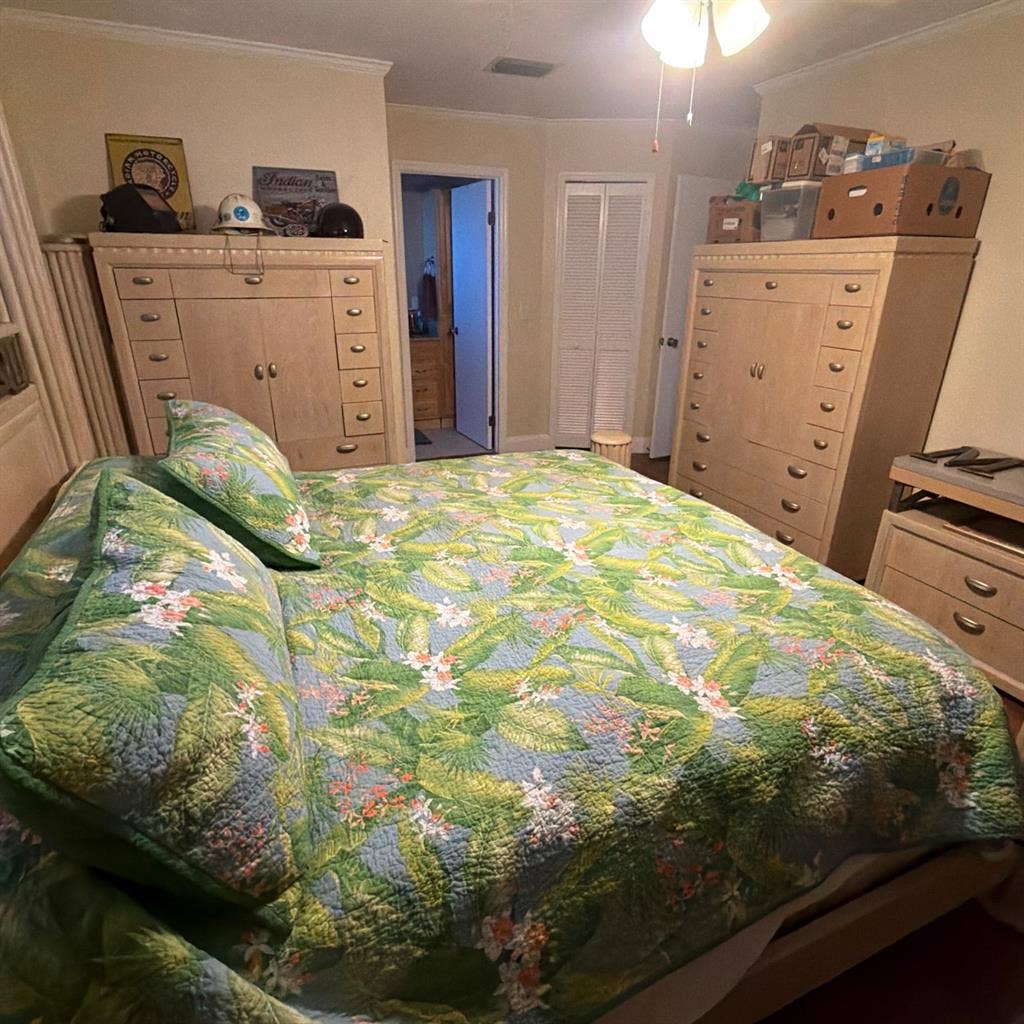 Master bedroom with private bath