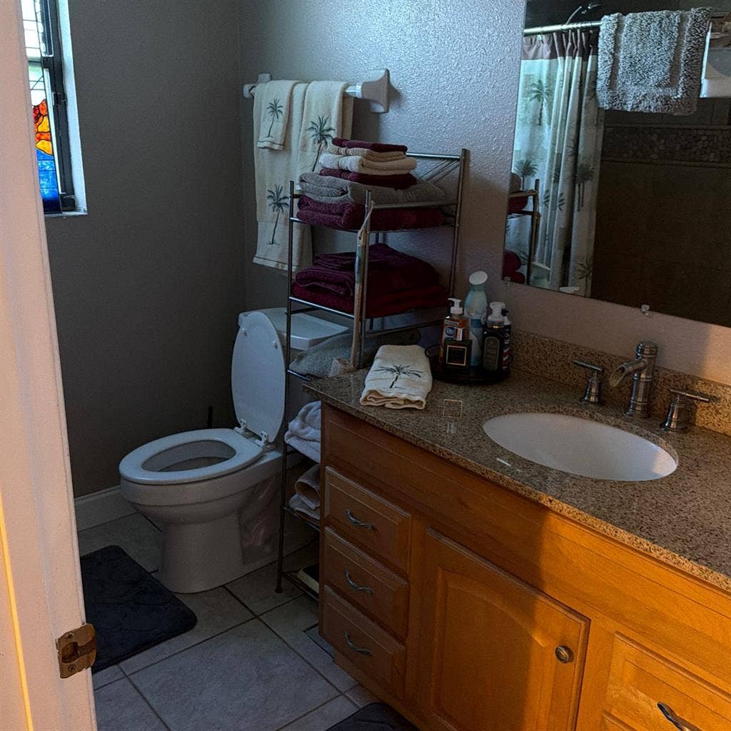 Master bedroom with private bath