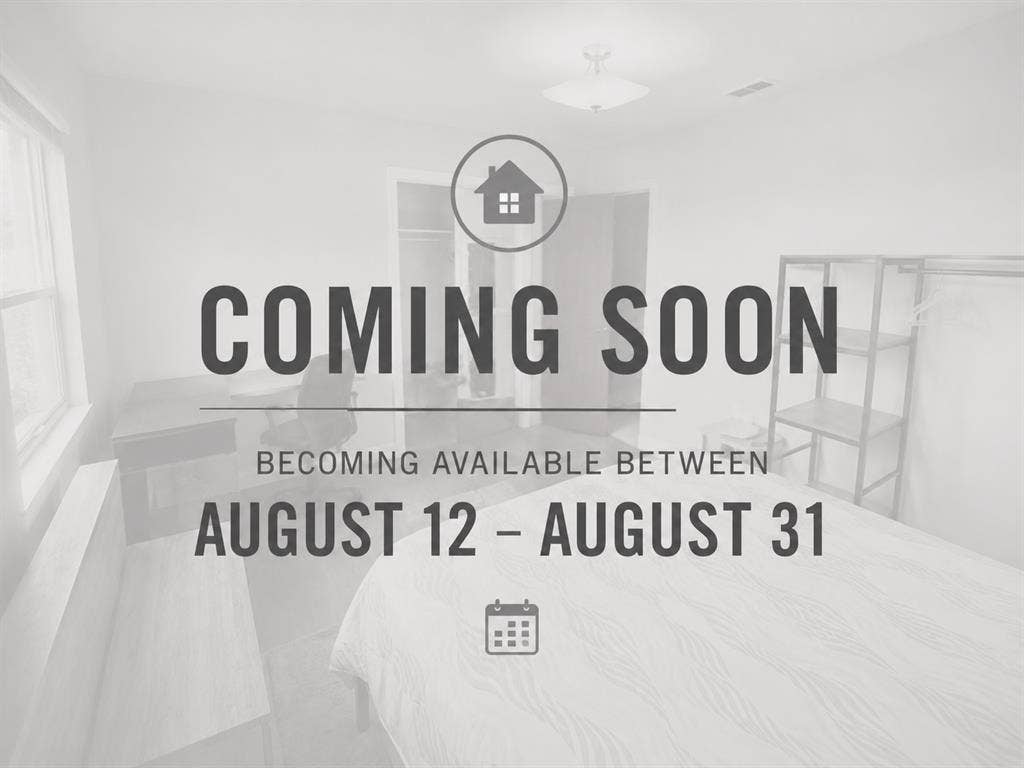 1BR Available Aug 12–31