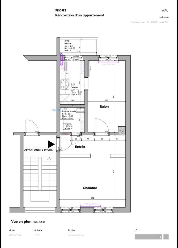 1 bedroom appartment