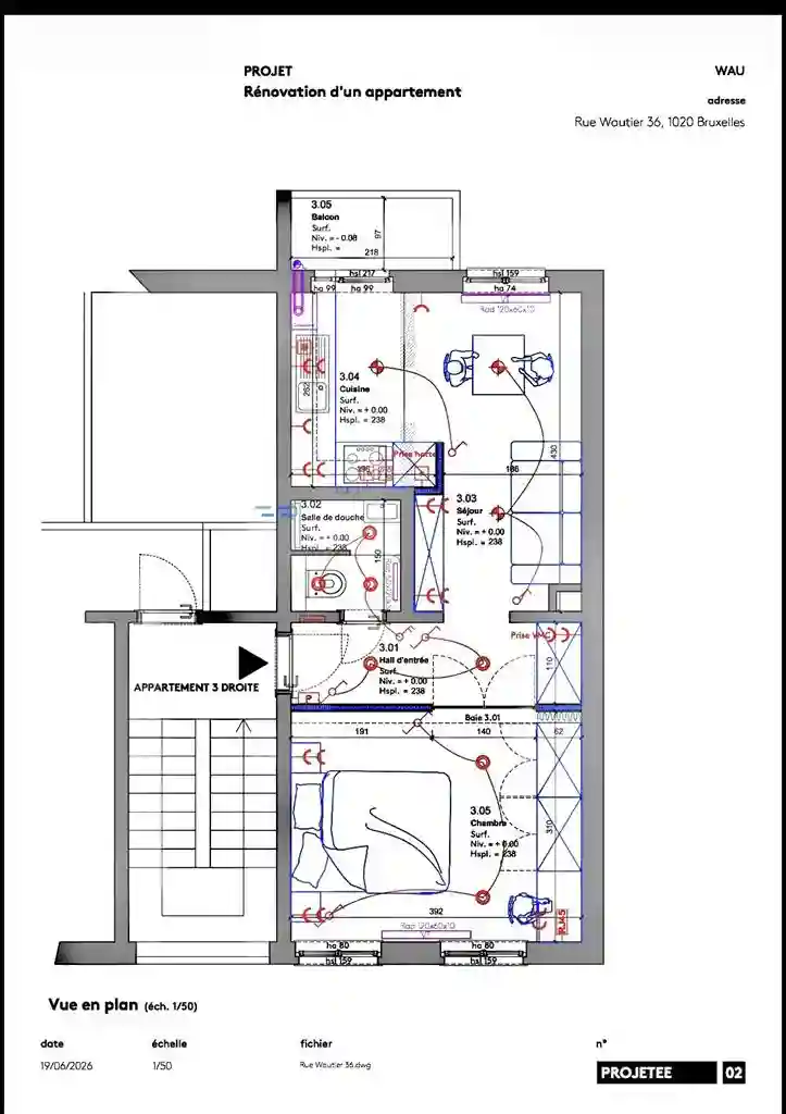 1 bedroom appartment