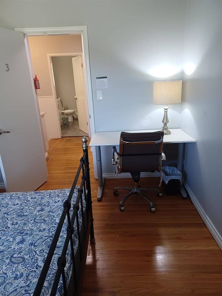Private room in a renovated house.