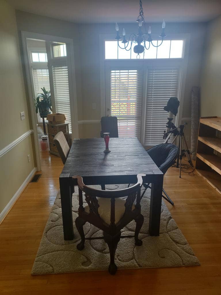 Two small rooms partially furnished