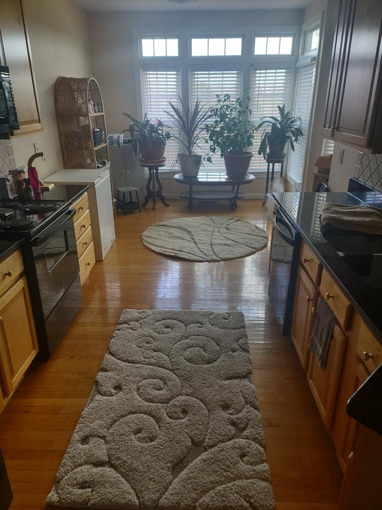 Two small rooms partially furnished