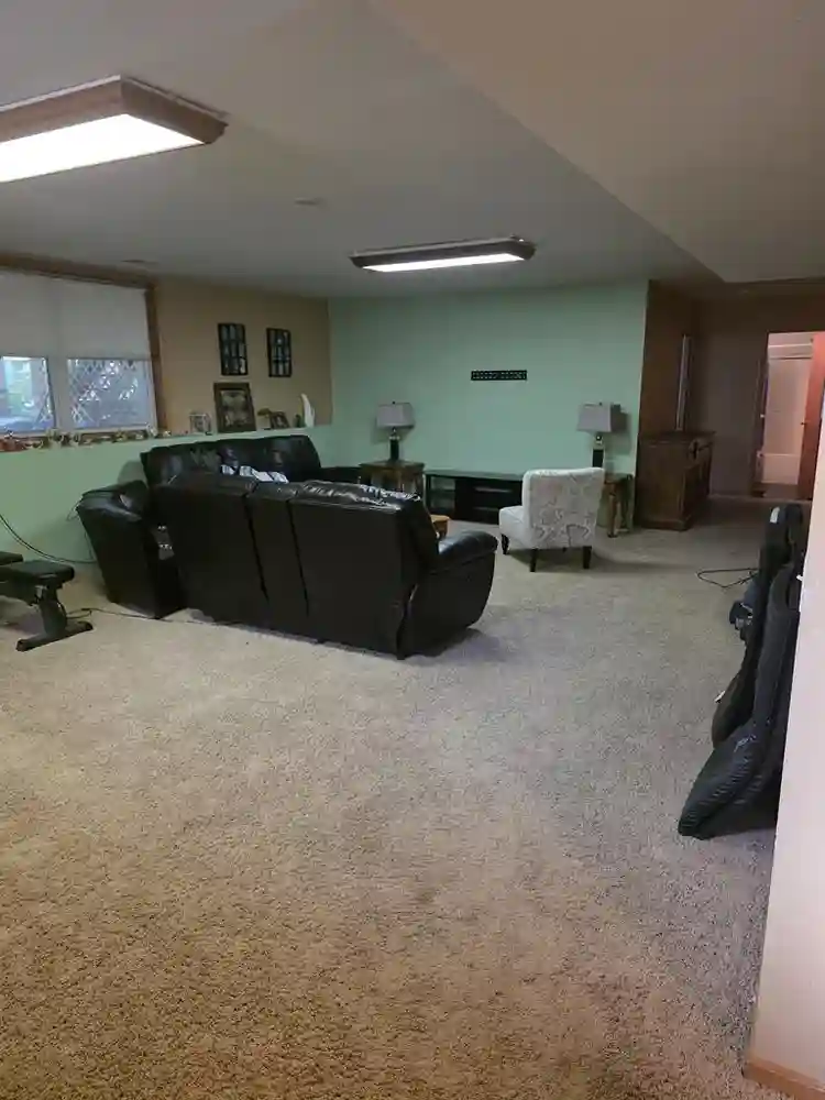 Private bed/bath and living room