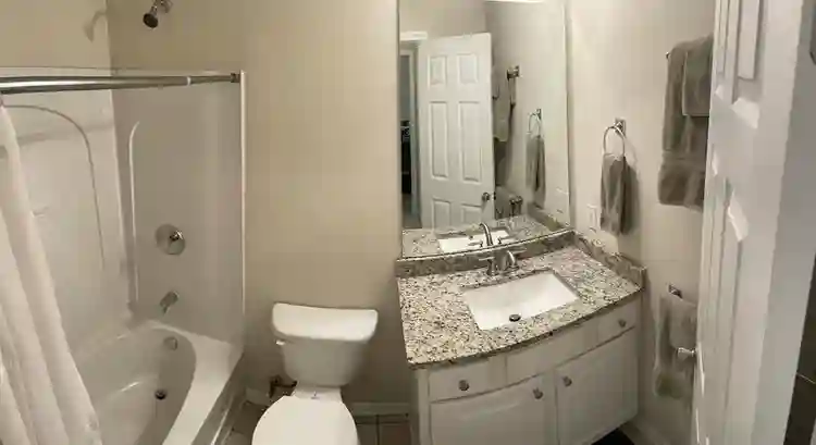 Bedroom w Bathroom & Walk-in closet