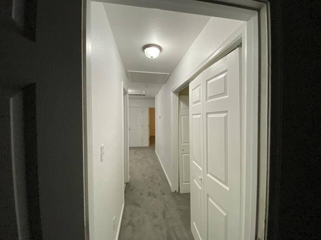 One bedroom with shared bathroom