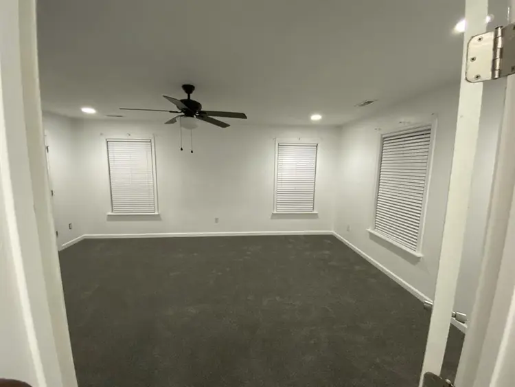 One bedroom with shared bathroom