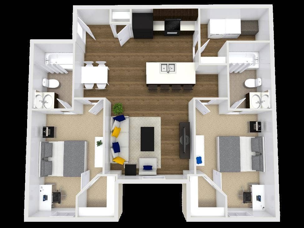 1bed 1bath available
