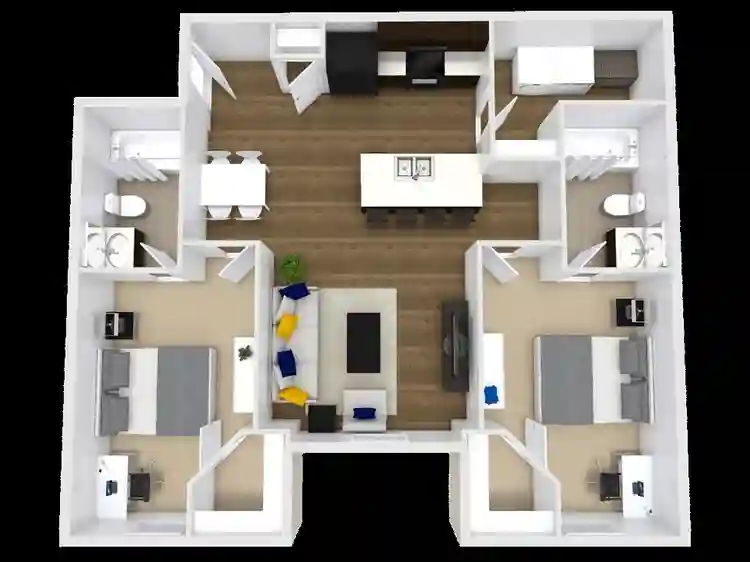 1bed 1bath available