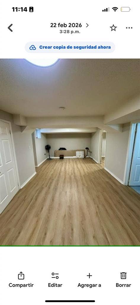 Private room in a two bed basement