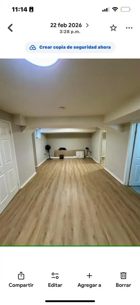 Private room in a two bed basement