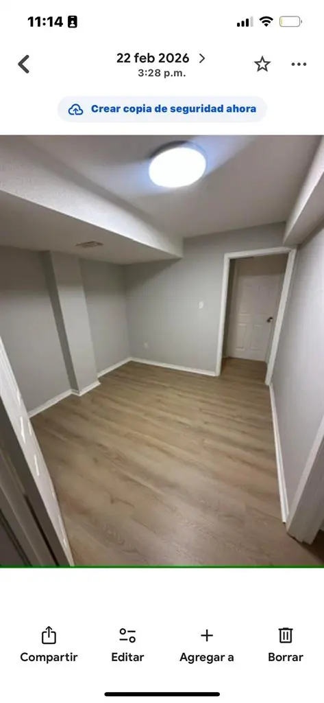 Private room in a two bed basement