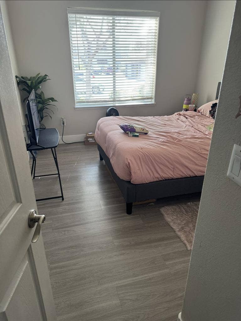Bedroom and bathroom available soon