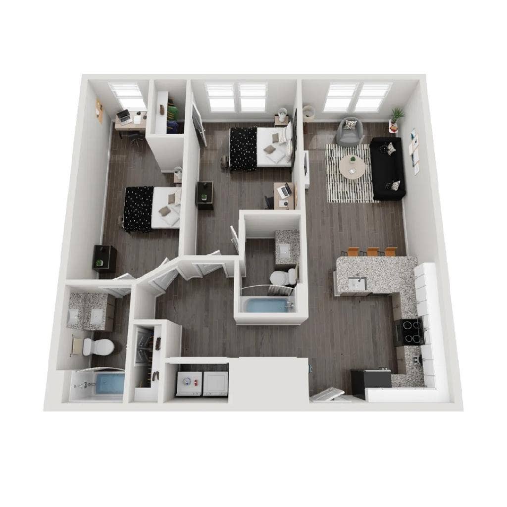 URGENT: 1 Sublet in 2bed/2bath
