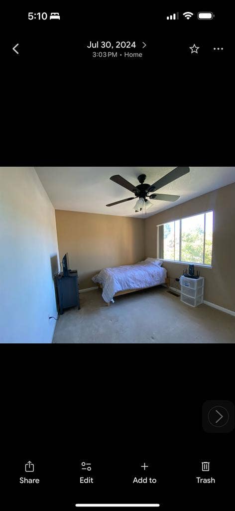 Affordable spare room in Modesto.