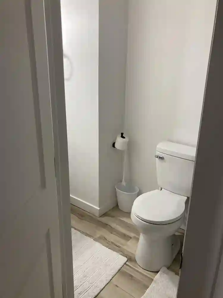 basement living room, room and bath