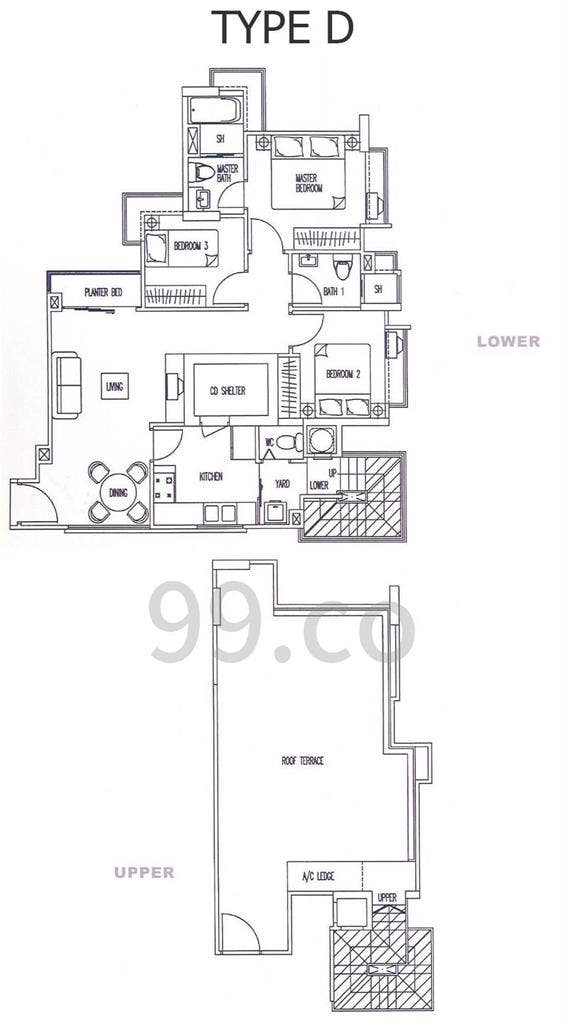 Penthouse Apartment For Rent