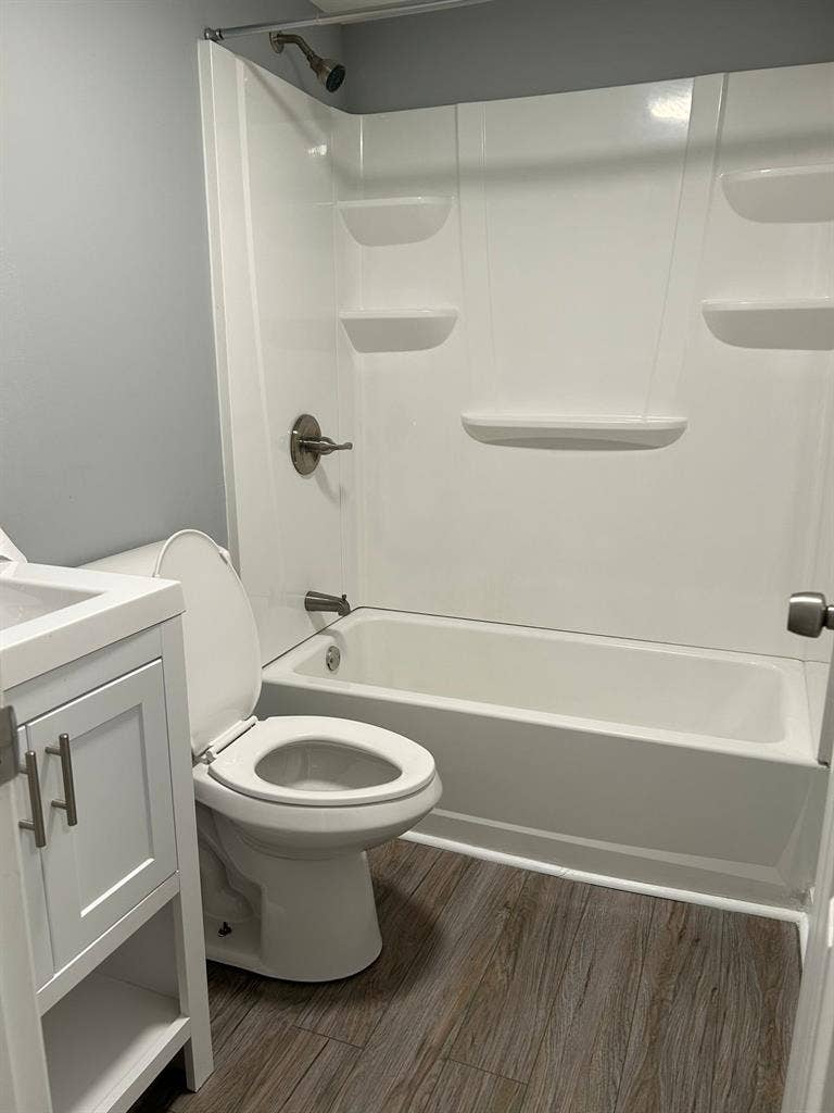 2-bedroom, 1-bathroom apartment