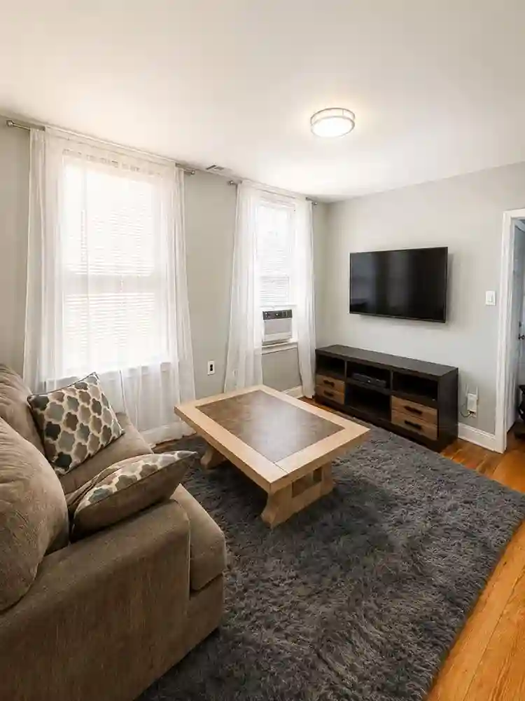 Furnished, 3-Bedroom apartment.