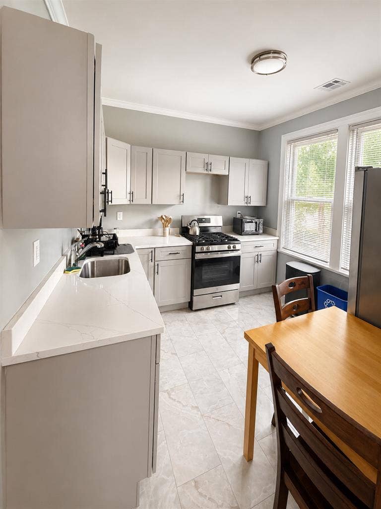 Furnished, 3-Bedroom apartment.