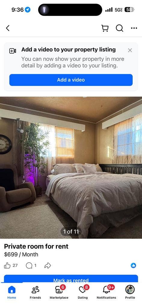 Furnished bedroom near Disney